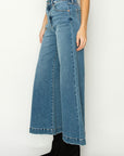 Artemis Vintage High Rise Crop Palazzo Jeans