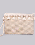 Naya Crochet Tassel Clutch