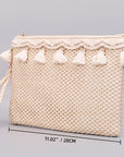 Naya Crochet Tassel Clutch