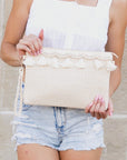 Naya Crochet Tassel Clutch