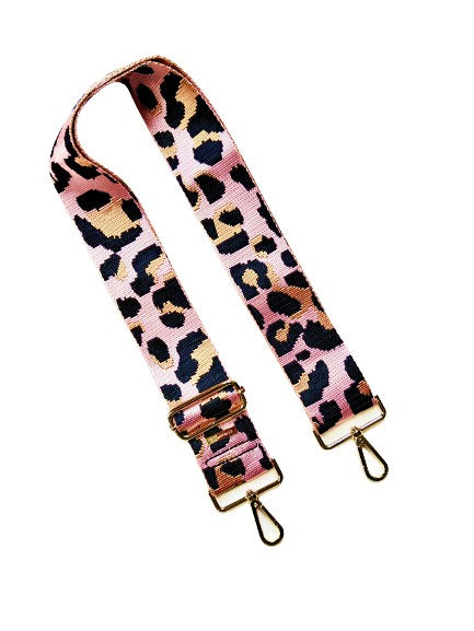 Thomas and Lee Co Cheetah Guitar Strap - 10 Colors