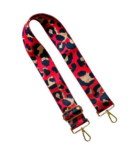 Thomas and Lee Co Cheetah Guitar Strap - 10 Colors