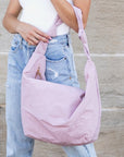 Piper Oversized Nylon Carryall Messenger