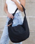 Piper Oversized Nylon Carryall Messenger