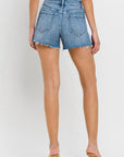 VERVET by Flying Monkey High Rise Side Slit A Line Shorts