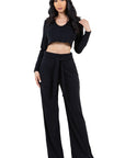 Sexy Two Piece Pant Set by Claude