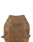 Classic Pu Leather Backpack