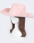 Hotfix Studded Star Iconic Sueded Cowboy Hat