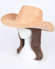 Hotfix Studded Star Iconic Sueded Cowboy Hat