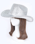 Glitter Coated Party Cowboy Hat