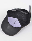 Glitter Brim Satin Cap