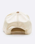 Glitter Brim Satin Cap