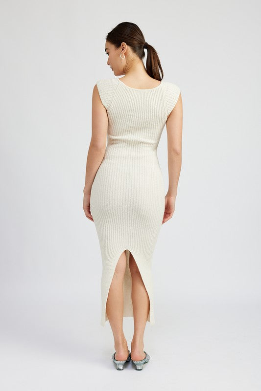 Emory Park Sweetheart Bodycon Dress with Slit