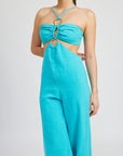 Emory Park Double O-Ring Cut Out Jumpsuit