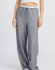 Emory Park Double Waist Straight Leg Pants