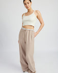 Emory Park Double Waist Straight Leg Pants