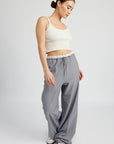 Emory Park Double Waist Straight Leg Pants