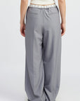 Emory Park Double Waist Straight Leg Pants