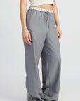 Emory Park Double Waist Straight Leg Pants