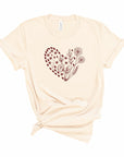 PLUS Floral Wildflower Heart Graphic Tee