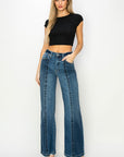 Artemis Vintage High Rise Relaxed Flare Jeans