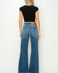 Artemis Vintage High Rise Relaxed Flare Jeans