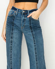 Artemis Vintage High Rise Relaxed Flare Jeans