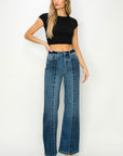 Artemis Vintage High Rise Relaxed Flare Jeans