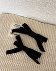 Miss Sparkling |2 piece velvet ribbon clips