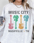 Music City Nashville Oversized Sweatshirt