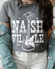 Nashville Western Cowboy Guitar Graphic T Shirts