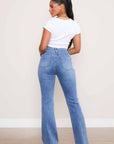 Vibrant M.i.U Square Pocket Bootcut Jeans