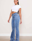 Vibrant M.i.U Square Pocket Bootcut Jeans