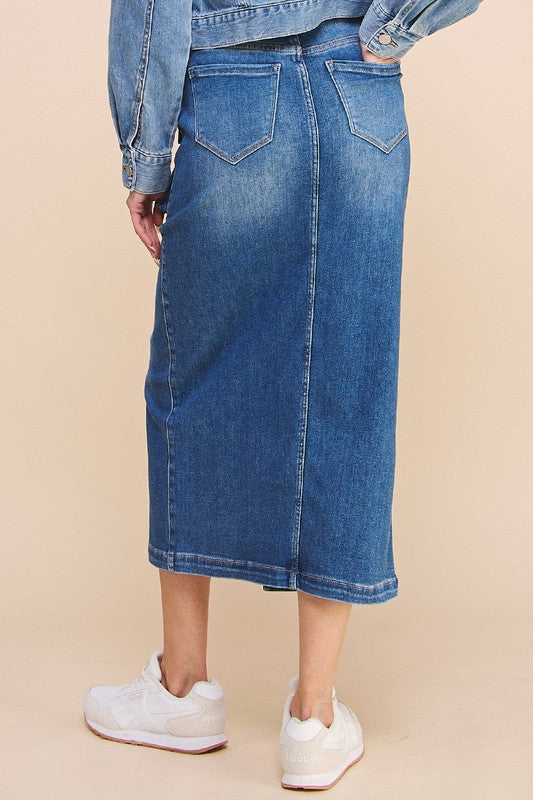 Insane Gene Front Slit Cargo Skirt