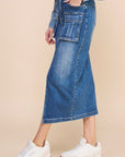 Insane Gene Front Slit Cargo Skirt