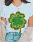 Four Leaf Clovers Graphic T Shirts.