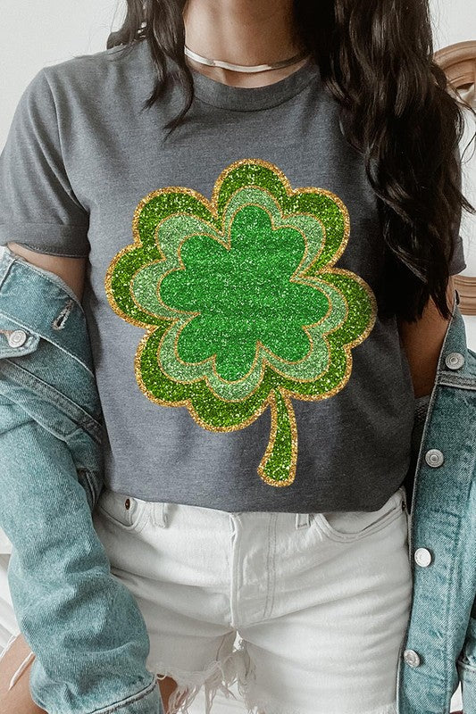 Four Leaf Clovers Graphic T Shirts.
