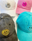 Sequin Patch Happy Ball Cap