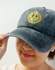 Sequin Patch Happy Ball Cap