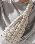 Quilted Drawstring Jennie Sling Bag