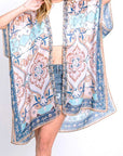 Mandala Boho Printed Kimono Cardigan