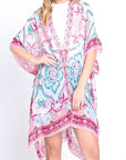 Mandala Boho Printed Kimono Cardigan