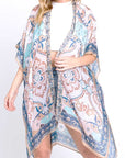 Mandala Boho Printed Kimono Cardigan