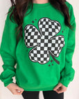 Checkered Clover Sweatshirt