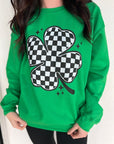 Checkered Clover Sweatshirt