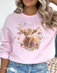 Highland Cow Country Graphic Sweatshirt