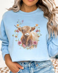 Highland Cow Country Graphic Sweatshirt