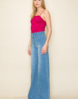 O2 Denim Wide Leg Denim Pants