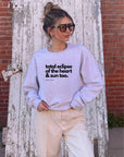 Total Eclipse Heart Sun Eclipse Graphic Sweatshirt