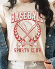 Baseball Sports Club Graphic T Shirts